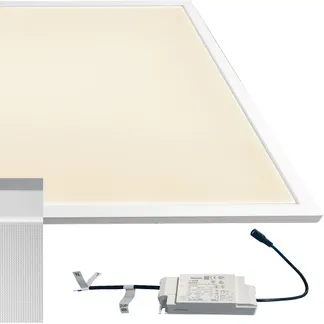 LED Licht-Panel „CTP-62 Office“ warm 62x62cm, 3000K, 40W, 3750lm, UGR16 # Achtung! Separates Sperrgut-Paket # LED Licht-Panel „CTP-62 Office“ warm 62x62cm, 3000K, 40W, 3750lm, UGR16 # Achtung! Separates Sperrgut-Paket #