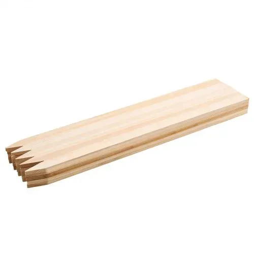 VEVOR Holzpfähle, 25 Stk. 12,7x38,1x914,4 mm Holzpflöcke, Holzpfosten mit scharfer Spitze, Zaunpfähle aus Tannenholz, Wegweiser für Schlammzäune, Hinterhofbegrenzungen, Grundlinien – Bild 8