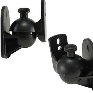 Wandhalter für Lautsprecher “CT-2 Black” dreh-/neigbar,max.3,5kg, schwarz, Paar Wandhalter für Lautsprecher “CT-2 Black” dreh-/neigbar,max.3,5kg, schwarz, Paar