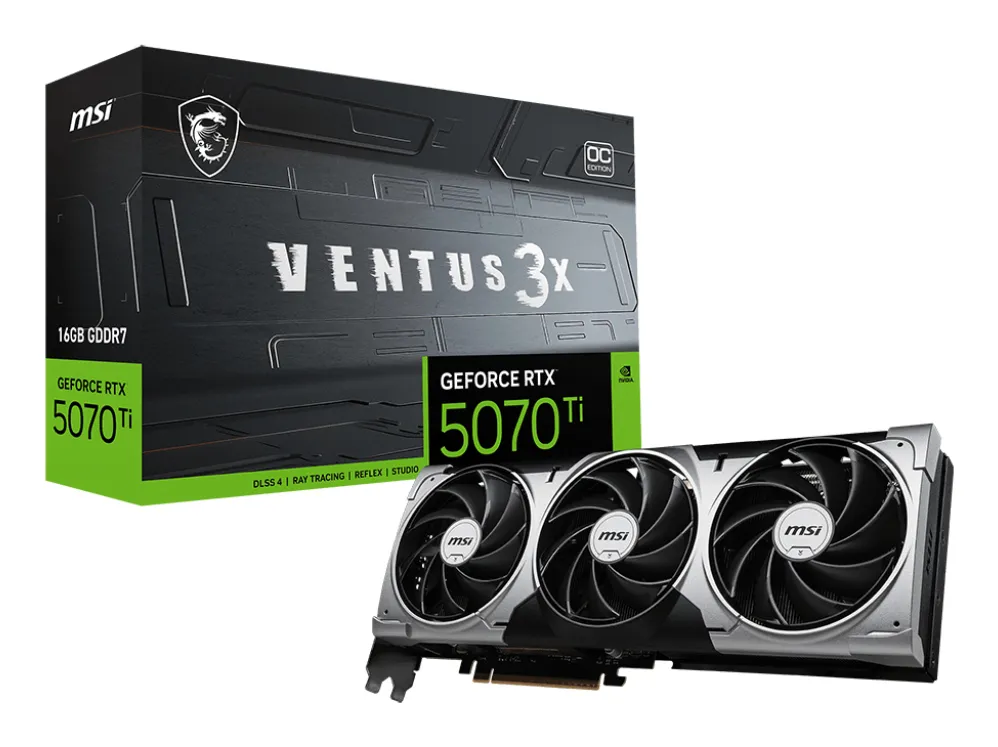 MSI GeForce RTX 5070 Ti 16G VENTUS 3X OC NVIDIA 16 GB GDDR7 – Bild 7