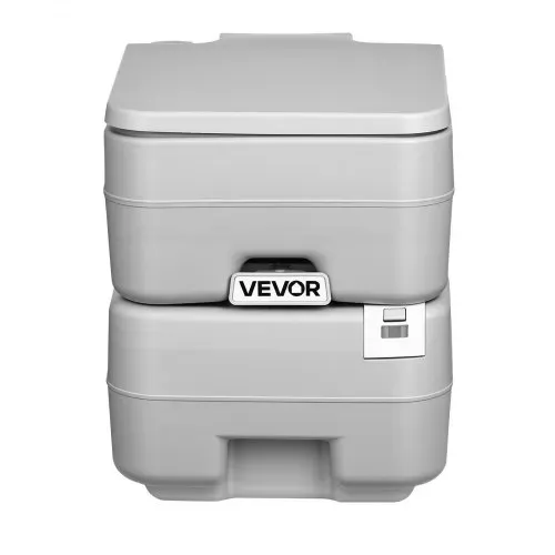 VEVOR Tragbare Toilette mit 20 L Abnehmbarem Abwassertank & 120 Spülungen, Campingtoilette Reisetoilette mit Füllstandsanzeige, Geeignet für Wohnmobilreisen Camping Wandern Bootsfahrten Ausflüge – Bild 9