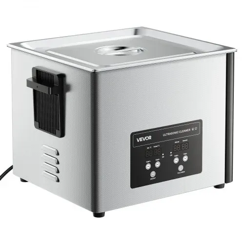 VEVOR 15 L Ultraschallreiniger, professionelle Ultraschallreinigungsmaschine mit Reinigungskorb & Digitalanzeige, 240 W Edelstahl 40 kHz Industrielle Reinigungsmaschine für Teile Vergaser Instrumente – Bild 10