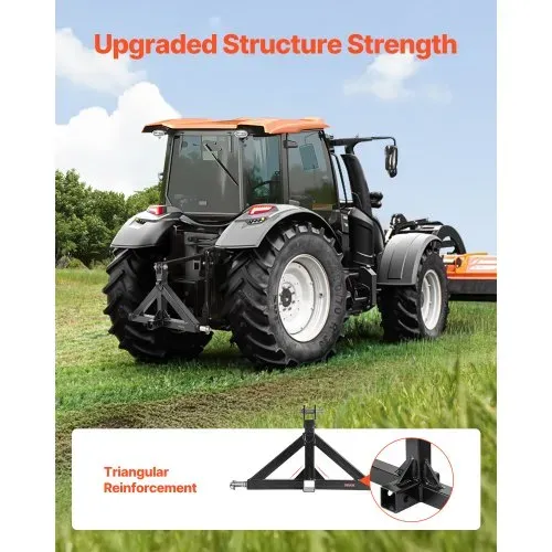 VEVOR 3-Punkt-Anhängerkupplung mit 5,08 cm Empfänger, Dreipunktaufnahme, 1360 kg Kapazität, Traktor-Anhängerkupplungsadapter, kompatibel mit Kubota, Mahindra, John Deere, Massey Ferguson – Bild 4