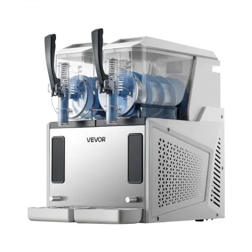VEVOR Slush Maschine 2 x 3 L, Slusheis Eisbereiter 450 W (kein Eis nötig), Elektrische Margarita-Maschine mit Selbstreinigungsfunktion, Geeignet für Frozen Margaritas Frappés Milchshakes Shakes – Bild 10