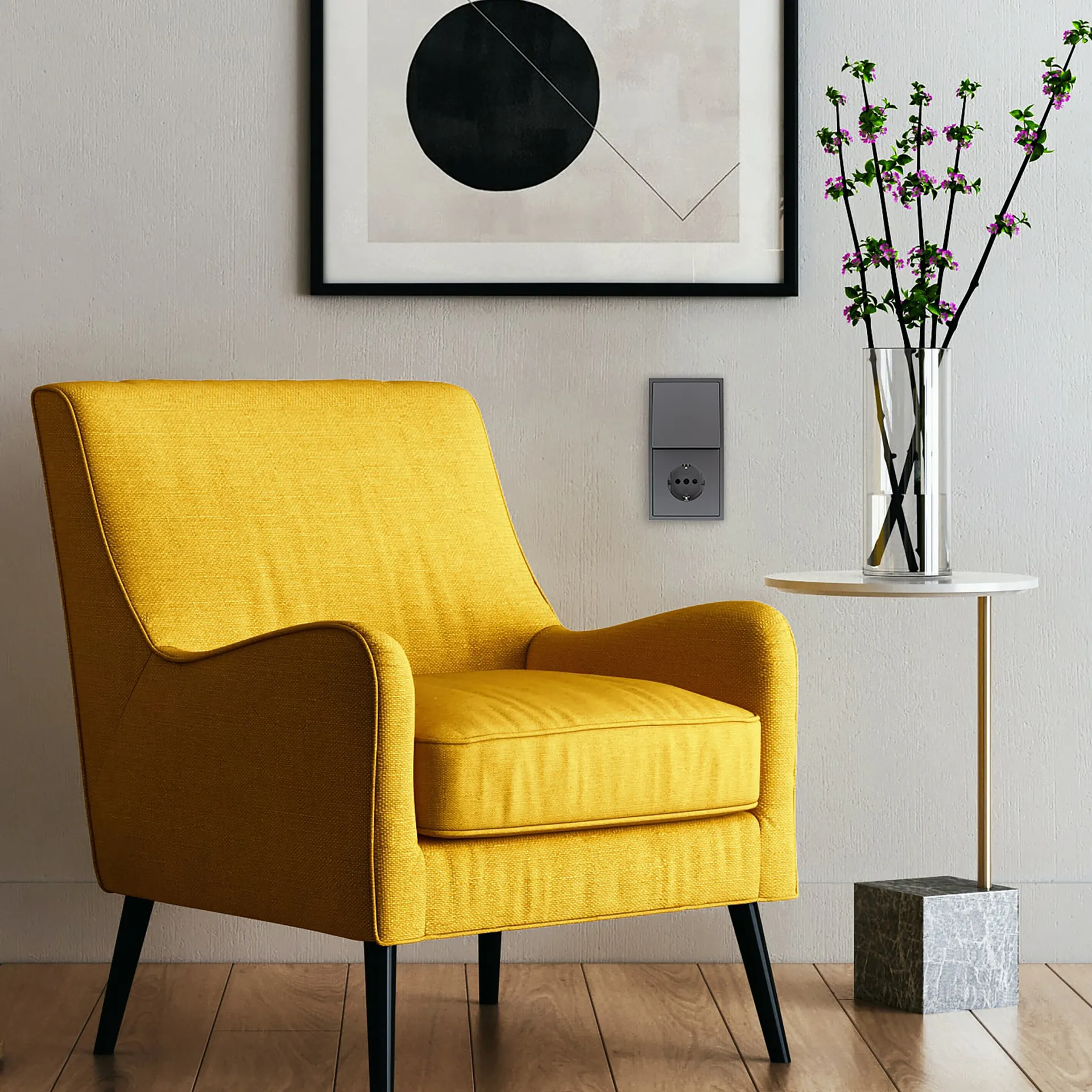 Schalter und Steckdosen Set McPower Shallow ''Tür 2-fach Profi'' 3-teilig, Steckanschluss – Bild 5