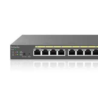 EnGenius Switch full managed Layer 2+ 10 Port • 8x 1 GbE • PoE Budget 110W • 8x PoE at • 2x SFP • Desktop-Switch • Lüfterlos • EWS2910FP-FIT • FitCon/FitXpress EnGenius Switch full managed Layer 2+ 10 Port • 8x 1 GbE • PoE Budget 110W • 8x PoE at • 2x SFP • Desktop-Switch • Lüfterlos • EWS2910FP-FIT • FitCon/FitXpress