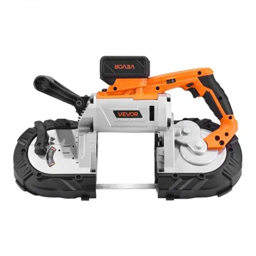 VEVOR 20 V Akku Bandsäge, 127x115mm Schnitttiefe, Metallbandsäge mit bürstenlosem Motor, 4000-mAh-Akku und Ladegerät, 0–120 m/min variable Drehzahl, zum Schneiden von Metall, Holz – Bild 9