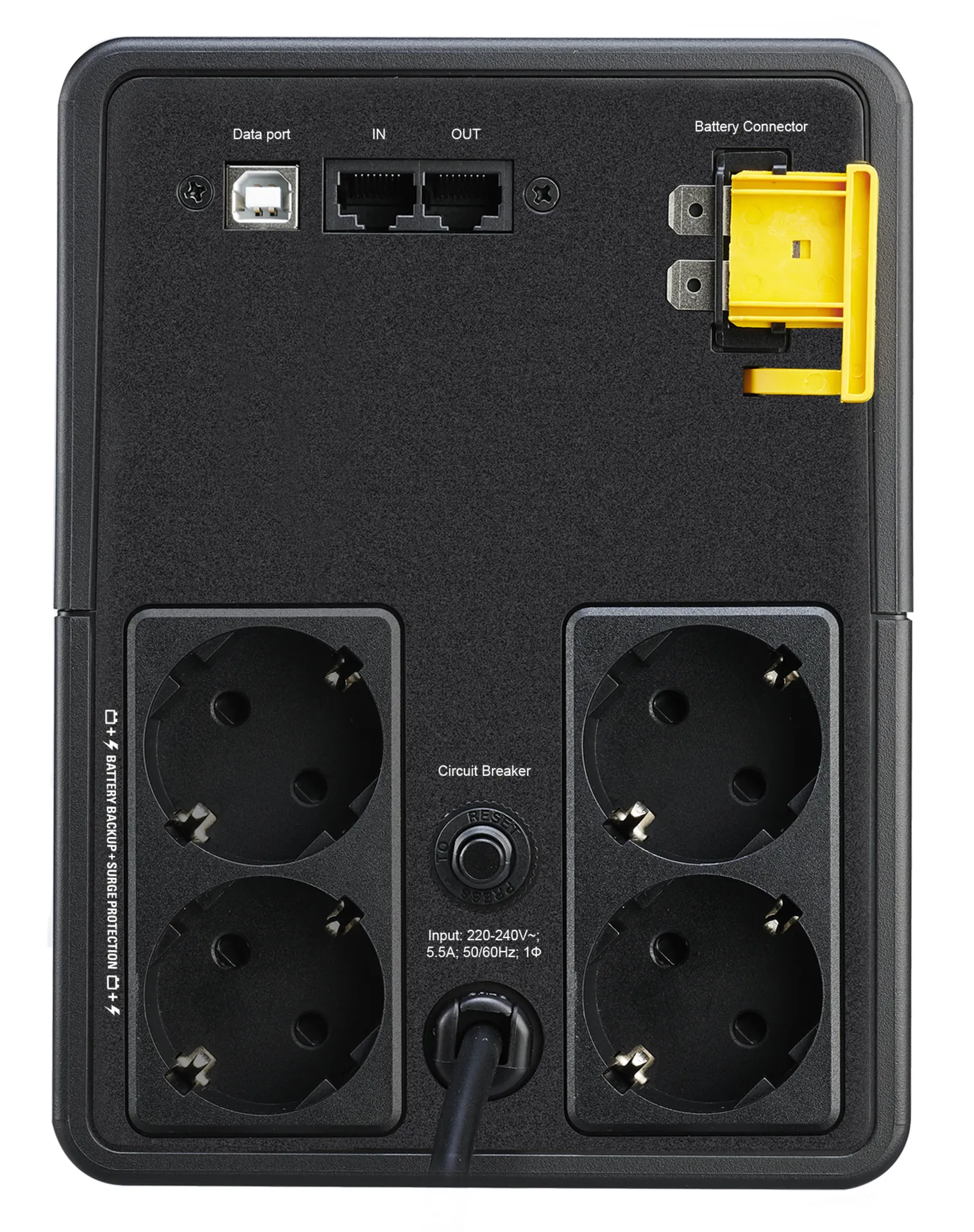 APC Back-UPS 1200 VA, 230 V, AVR, 4 Schuko Ausgänge – Bild 2