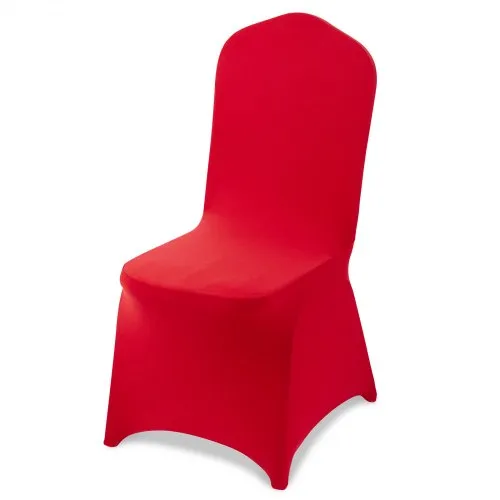 VEVOR Stuhlhussen Stuhlbezug 50 Stk. waschbarer & abnehmbarer Stuhlüberzug aus Polyester-Spandex für Hochzeitsfeiern Esszimmerbankette Restaurant, passend für Stühle (51 x 45 x 95 cm) Rot VEVOR Stuhlhussen Stuhlbezug 50 Stk. waschbarer & abnehmbarer Stuhlüberzug aus Polyester-Spandex für Hochzeitsfeiern Esszimmerbankette Restaurant, passend für Stühle (51 x 45 x 95 cm) Rot