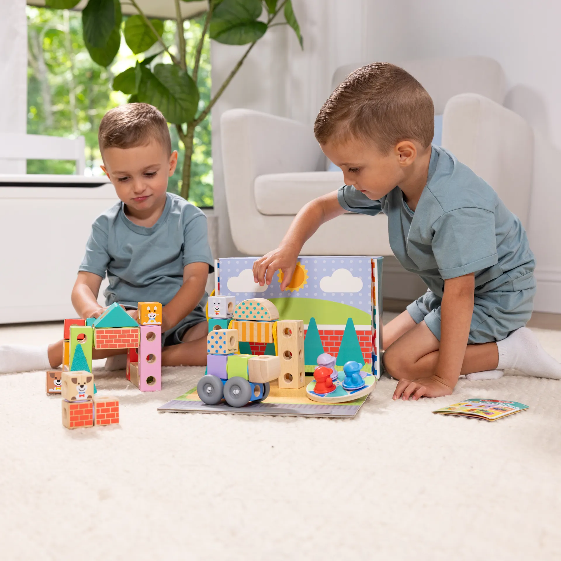 Melissa & Doug Blockables Stadt Bauset, 73 Teile – Bild 4