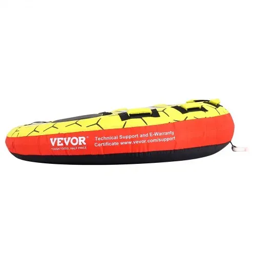 VEVOR Schleppschlauch zum Bootfahren, Aufblasbare Bootsschläuche und Schleppboote für 1–3 Personen, 510 lbs, 63 Zoll runde Wassersport-Schleppschläuche zum Ziehen von Booten, Vollnylon-Überzug – Bild 9