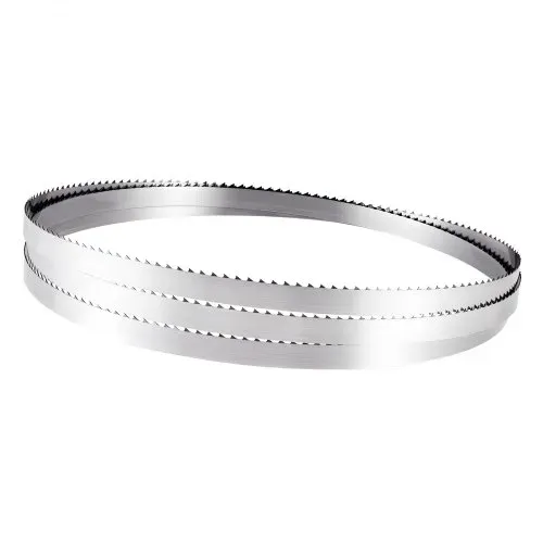 VEVOR Bandsägeblatt, 2780x16x0,5 mm, 4 ZpZ, mit 18 HRC gehärteten, scharfen Zähnen, SK5 hochfester Kohlenstoffstahl, 16 mm Breite, Ersatz für gängige Holzbearbeitungs-Bandsägen, 1 Set – Bild 9