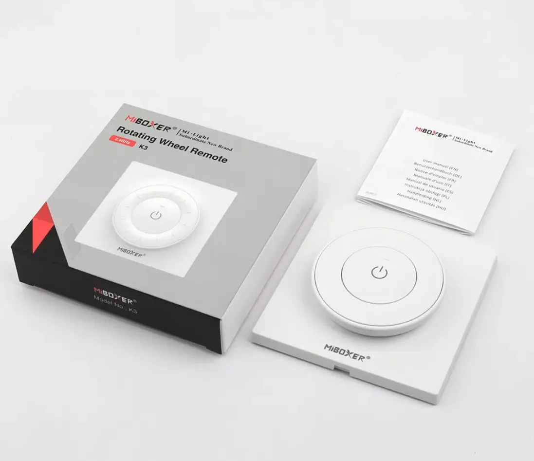 MiBoxer K3-W LED Fernbedienung Rotating Wheel Remote 2,4GHz (w) dual white (CCT) – Bild 2