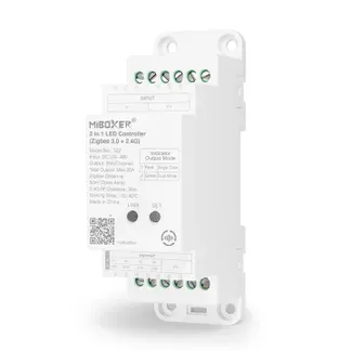 Synergy 21 LED Controller 2 in 1 Track LED Controller Single colour/CCT(dual white) DC12/24V ZigBee 3.0+2.4GHz *Milight/Miboxer* Synergy 21 LED Controller 2 in 1 Track LED Controller Single colour/CCT(dual white) DC12/24V ZigBee 3.0+2.4GHz *Milight/Miboxer*