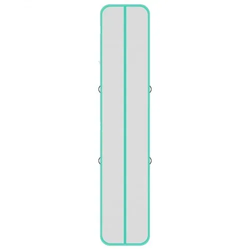 VEVOR Aufblasbare Gymnastikmatte 500x100x10 cm Airtrack-Turnmatte für Training, Wettkampfsport & Yoga, mit Rutschfester Oberfläche, 600-W-Elektroluftpumpe, Reparaturflicken, Düsen & Tasche, Mintgrün – Bild 10