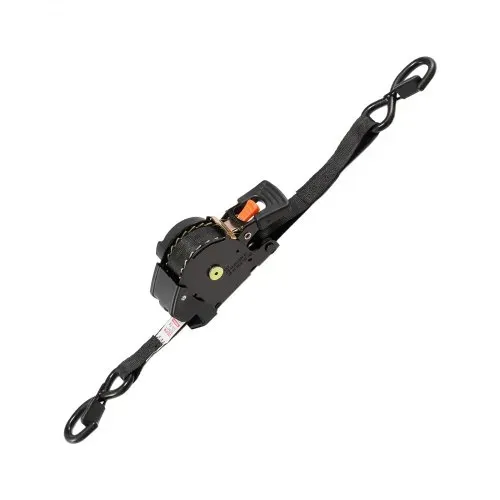 VEVOR Automatik Spanngurt, 25,4x4876,8 mm, Zurrgurte mit S-Haken, 700 kg Bruchlast, Tragetasche, einziehbare Ratschengurte für Umzüge, Anhänger, Motorräder, Kajaks, Autodächer, 4er-Pack – Bild 8