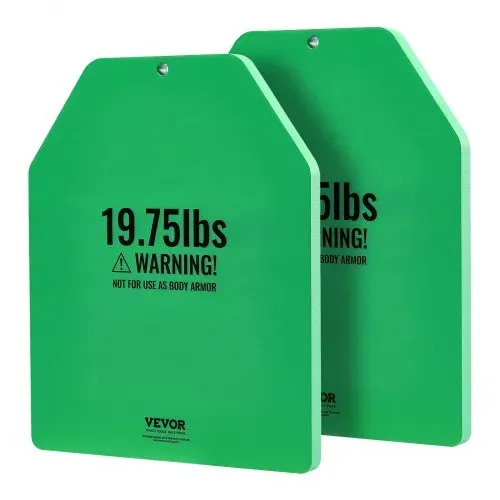 VEVOR Gewichtsplatten für Gewichtswesten 17,8 kg Set (2 x 8,9 kg), Flache Gewichtswestenplatten für WODs & Funktionelles Training, Ergonomisches Zusatzgewicht für Krafttraining, Laufen & Fitness, Grün – Bild 10