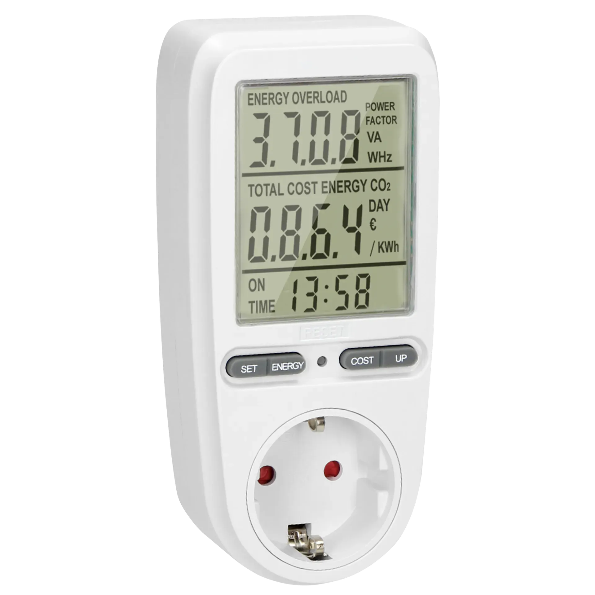 Energiekosten-Messgerät mit LCD-Display, max. 3.680W – Bild 2