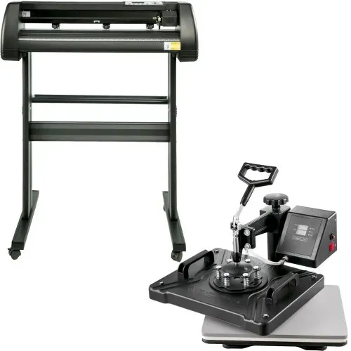 VEVOR 5 in 1 Hitzepresse 863,6 mm Vinyl Schneideplotter Kunsthandwerk Drucker mit Tabelle – Bild 9