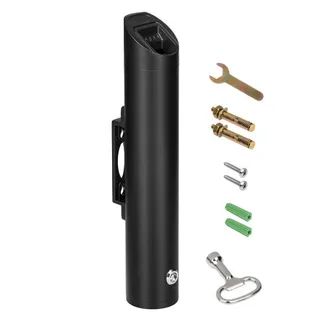 VEVOR Zigaretten Aschenbecher Zigarettenstummelbehälter Wanddmontage Zylinder, Aschenbecher (120 x 89 x 487 mm) aus Edelstahl & Aluminiumlegierung Outdoor Garten Büro Restaurant Hotel Schwarz VEVOR Zigaretten Aschenbecher Zigarettenstummelbehälter Wanddmontage Zylinder, Aschenbecher (120 x 89 x 487 mm) aus Edelstahl & Aluminiumlegierung Outdoor Garten Büro Restaurant Hotel Schwarz