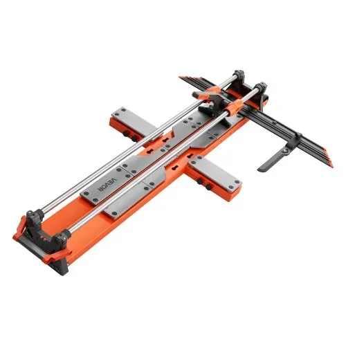 VEVOR Fliesenschneider 1200 mm, Fliesenschneidmaschine mit Verschiebbarem Schneidkopf & Federbelasteter Basis, Winkelanschlag, Wolframkarbid-Trennscheibe, Ausrichthilfe, für Keramikfliesen – Bild 10