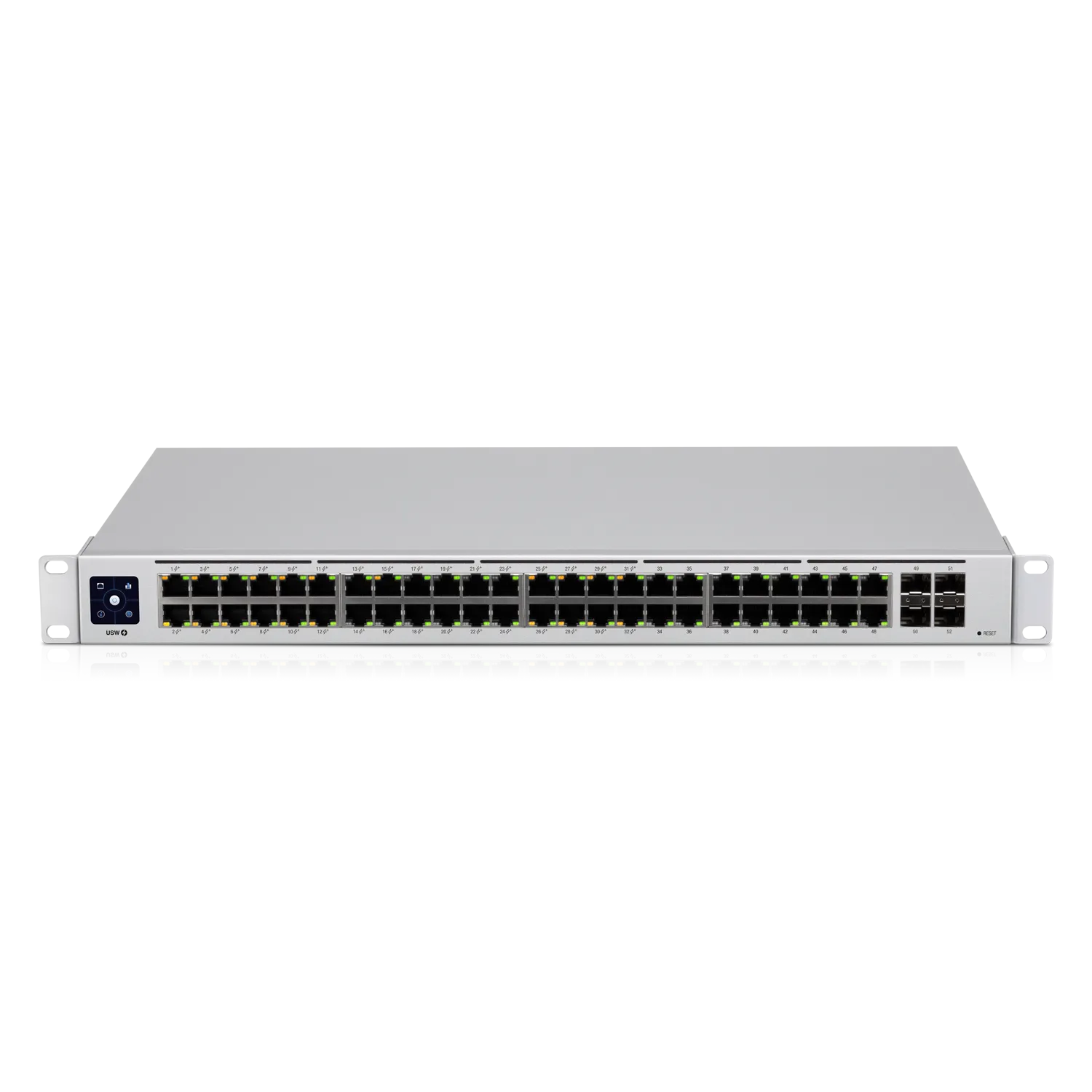 Ubiquiti Switch smart managed Layer2 52 Port • 48x GbE • PoE Budget 195W • 32x PoE at • 4x SFP • 19" • Lüfterlos • UniFi • USW-48-POE – Bild 2