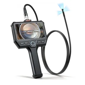 VEVOR Triple Lens Endoskopkamera mit Licht, Inspektionskamera mit 5 Zoll Bildschirm 1,5 m Kabel & 5000mAh Akku, 8 mm Kanalkamera mit 8X Zoom & IP67, Boroskopkamera mit Handgriff für Auto Rohre Abfluss VEVOR Triple Lens Endoskopkamera mit Licht, Inspektionskamera mit 5 Zoll Bildschirm 1,5 m Kabel & 5000mAh Akku, 8 mm Kanalkamera mit 8X Zoom & IP67, Boroskopkamera mit Handgriff für Auto Rohre Abfluss