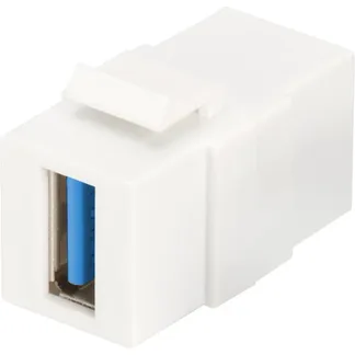 USB 3.2 Gen 1 Keystone-Modul USB-A > USB-A Buchse USB 3.2 Gen 1 Keystone-Modul USB-A > USB-A Buchse