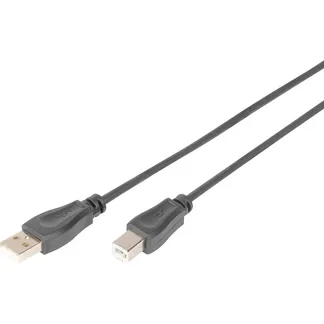 USB 2.0 Anschlusskabel USB-A (Stecker) > USB-B (Stecker) USB 2.0 Anschlusskabel USB-A (Stecker) > USB-B (Stecker)