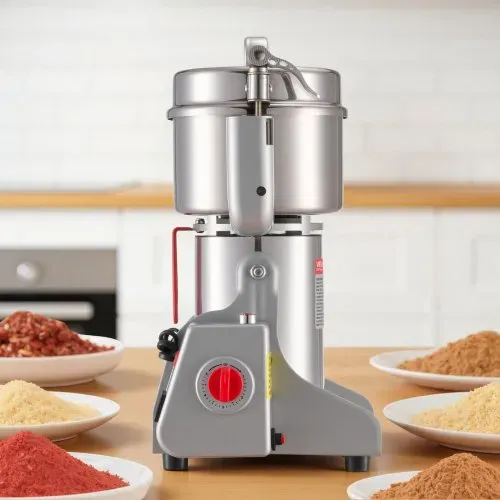 VEVOR Elektrische Getreidemühle 800 g, Getreidemühle 2100 W Edelstahl, Gewürzmühle für Trockenes Getreide Gewürze Müsli Kaffee Mais Pfeffer, Schwenktyp Pulverisiermaschine 220x190x375 mm – Bild 7