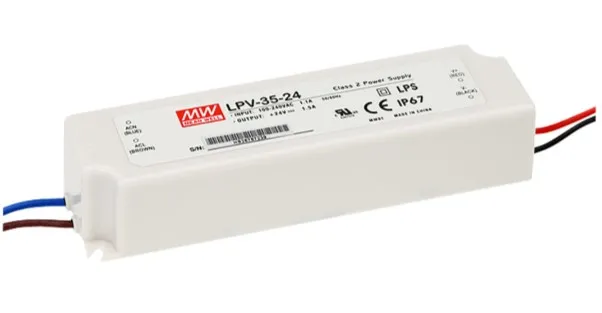 MEAN WELL Netzteil – 12V 35W, IP67 MEAN WELL Netzteil – 12V 35W, IP67