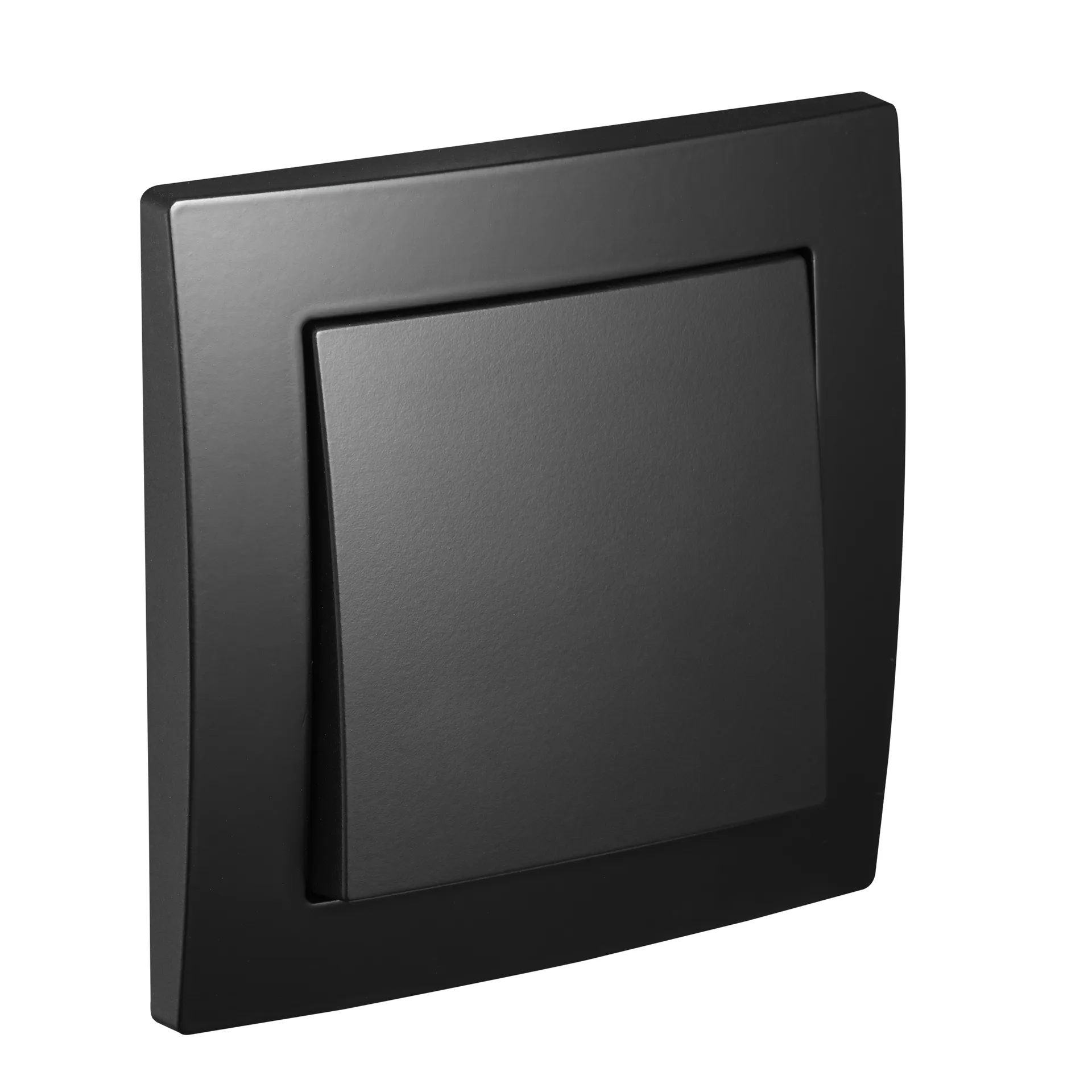 Wechselschalter McPower ''Flair'', IP44, 250V~/10A, matt schwarz, Steckanschluss – Bild 2