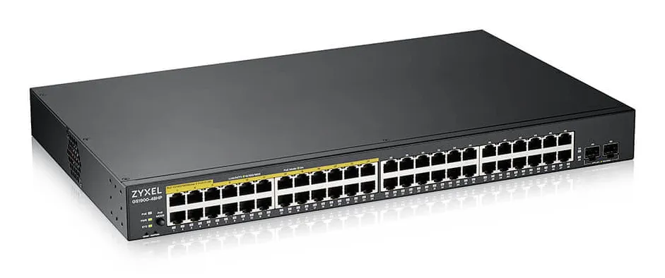 Zyxel GS1900-48HPv2 Managed L2 Gigabit Ethernet (10/100/1000) Power over Ethernet (PoE) Schwarz – Bild 2