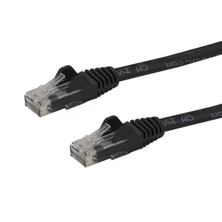 StarTech.com 5m Cat6 Snagless Gigabit UTP Netzwerkkabel – Cat 6 RJ45 Netzwerkkabel mit Knickschutz – Schwarz StarTech.com 5m Cat6 Snagless Gigabit UTP Netzwerkkabel – Cat 6 RJ45 Netzwerkkabel mit Knickschutz – Schwarz