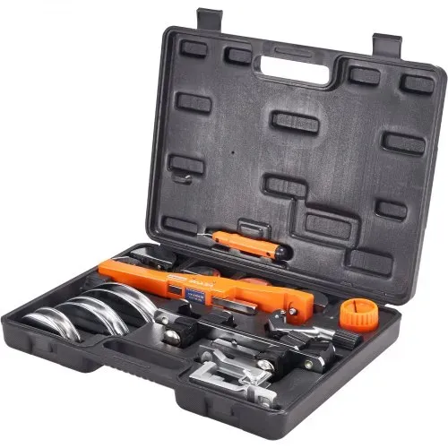 VEVOR Rohrbieger Ø6-22mm Rohrbiegemaschine Handrohrbieger Satz Rohrbiegegerät Vorwärts & Rückwärts bis 90° + Rohrschneider für Klimaanlagen Kühlanlagen Automobil-/Hydraulik-/pneumatische Systeme – Bild 9