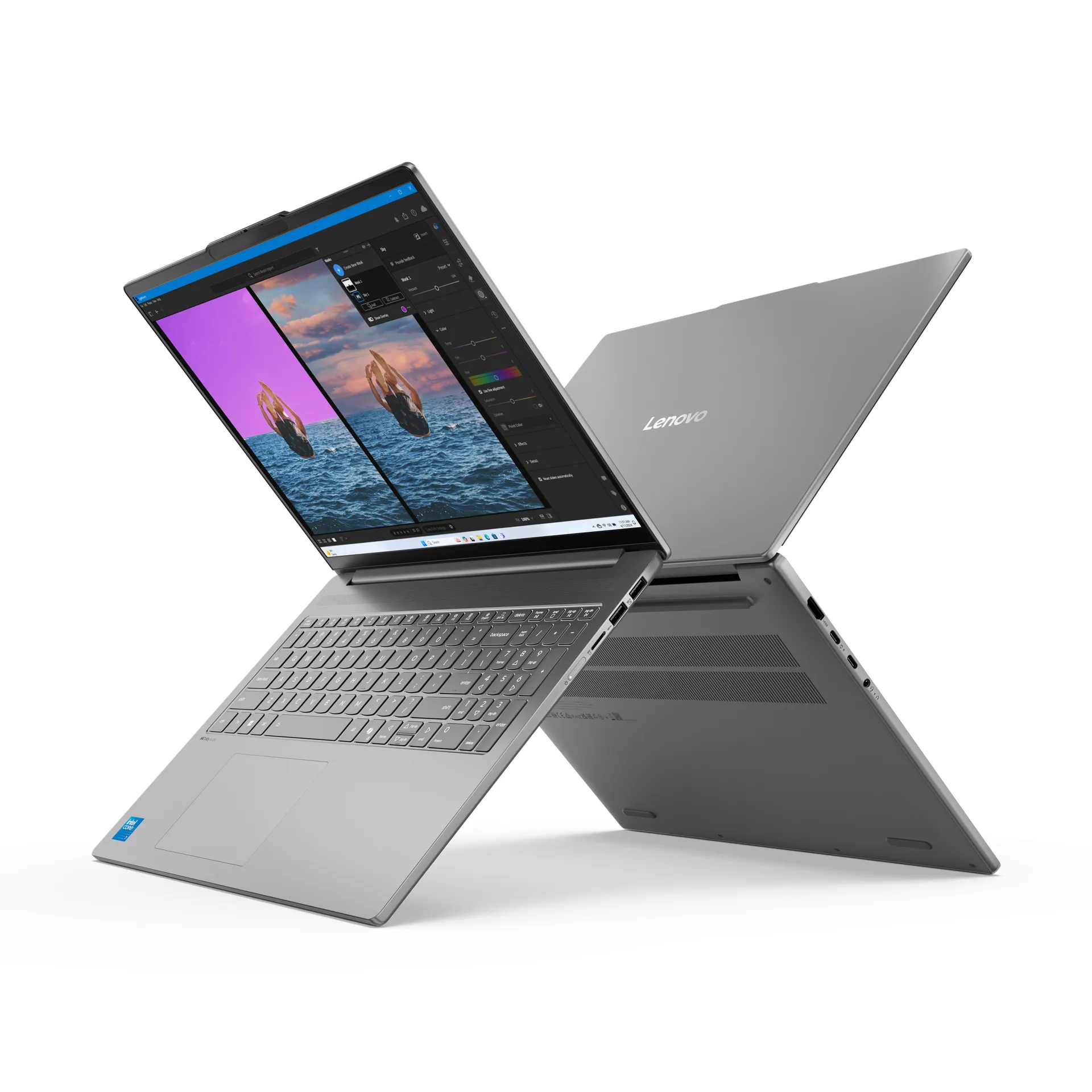 Lenovo IdeaPad Slim 5 16IRH10R Intel Core 7 240H Laptop 40,6 cm (16") 2.8K 32 GB DDR5-SDRAM 1 TB SSD Wi-Fi 7 (802.11be) Windows 11 Home Deutsch Grau – Bild 4