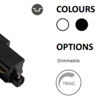 Powergear Mini 1PH Einspeiser, LINKS, Schwarz Powergear Mini 1PH Einspeiser, LINKS, Schwarz