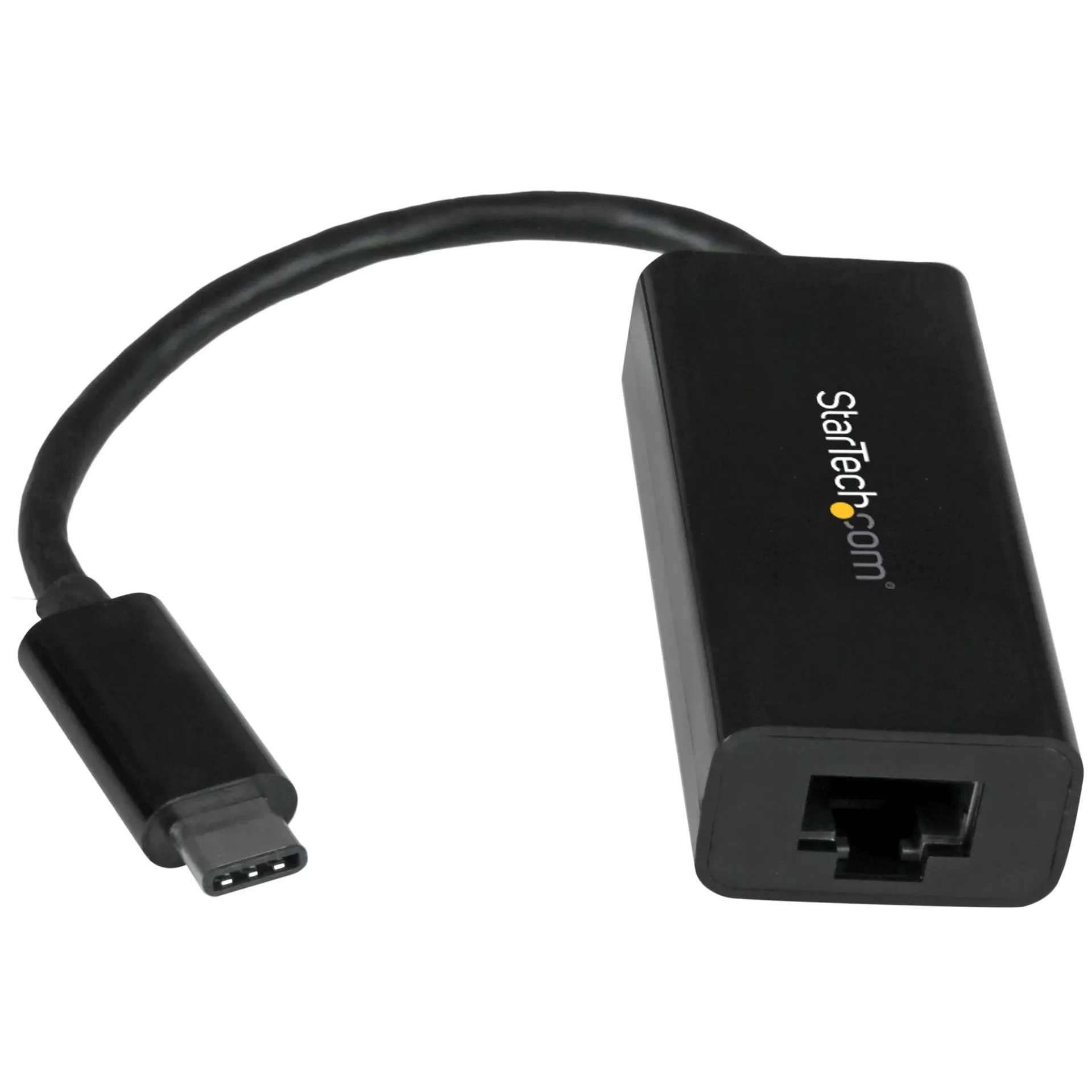 StarTech.com USB-C auf Gigabit Ethernet Adapter – Schwarz – Thunderbolt 3 kompatibel – Windows & Mac – RJ45 LAN Netzwerkkonverter StarTech.com USB-C auf Gigabit Ethernet Adapter – Schwarz – Thunderbolt 3 kompatibel – Windows & Mac – RJ45 LAN Netzwerkkonverter