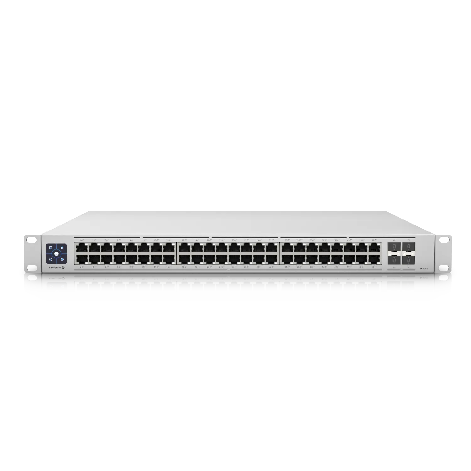 Ubiquiti Switch full managed Layer3 52 Port • 48x 2,5 GbE • PoE Budget 720W • 48x PoE at • 4x SFP+ • 19” • UniFi • USW-Enterprise-48-PoE – Bild 2