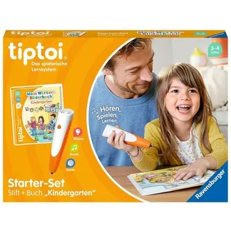 tiptoi Starter-Set: Mein Wörter-Bilderbuch Kindergarten, Lernbuch tiptoi Starter-Set: Mein Wörter-Bilderbuch Kindergarten, Lernbuch