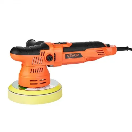 VEVOR Poliermaschine Auto, 150 mm Rotierender Autopolierer mit 6 Geschwindigkeiten 2000-6800 U/min 9mm Exzenter, 650W Schleifmaschinen mit Polierpad, Poliergerät für Wachsen Polieren Kratzerentfernung – Bild 10
