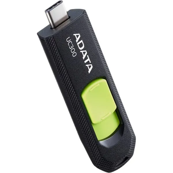 ADATA UC300 USB-Stick 64 GB USB Typ-C 3.2 Gen 1 (3.1 Gen 1) Schwarz, Grün – Bild 2