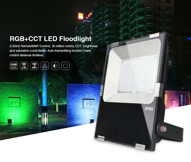 MiBoxer FUTT02 LED Flächenstrahler 50W RGB-WW (RGB-CCT) IP65 230V MiBoxer FUTT02 LED Flächenstrahler 50W RGB-WW (RGB-CCT) IP65 230V