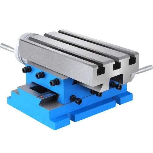 VEVOR MX-75 multifunktions Fräs-Arbeitstisch 185 x 100 mm Fräsen Arbeitstisch X 80 mm Y 75 mm Kreuztisch Tischbohrmaschine für Bohr- und Fräsmaschinen (MX-75) – Bild 9