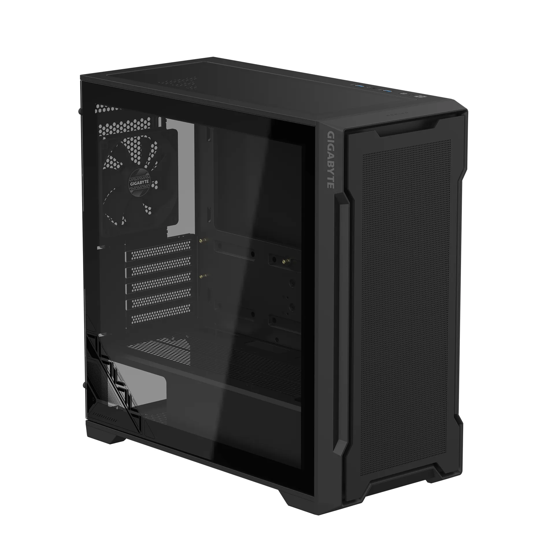 GIGABYTE C102 GLASS Midi Tower Schwarz – Bild 2