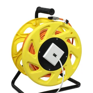 Kabeltrommel, CAT6A, 50m, CAT7A Rohkabel S-STP(S/FTP), mit 1x Buchse/Stecker RJ45(CAT6A), LSZH, Synergy 21 Kabeltrommel, CAT6A, 50m, CAT7A Rohkabel S-STP(S/FTP), mit 1x Buchse/Stecker RJ45(CAT6A), LSZH, Synergy 21