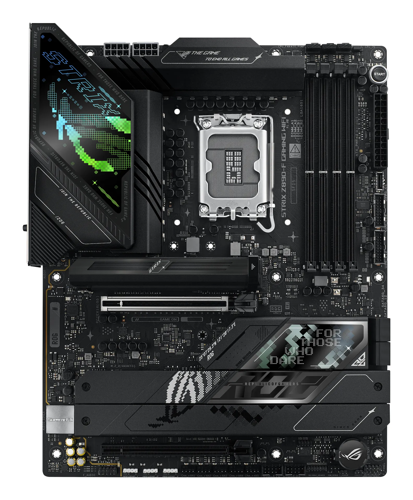 ASUS ROG STRIX Z890-F GAMING WIFI Intel Z890 LGA 1851 (Socket V1) ATX – Bild 2