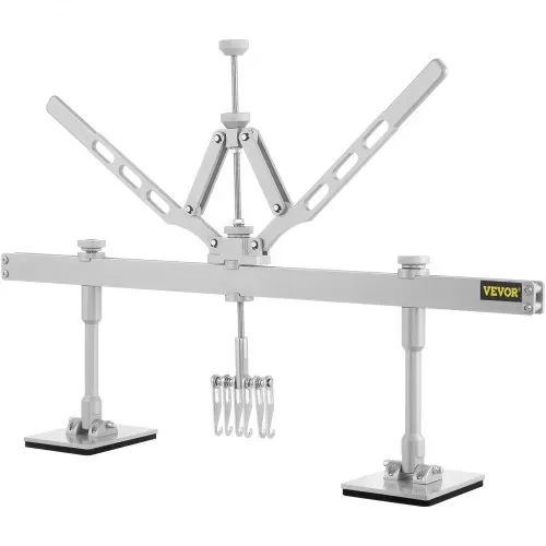 VEVOR Dellenziehhebel-Set, passend zum Dellenziehen aus Aluminium und Stahl, mit 6 Klauenhaken, 75 cm lange Dellenentfernerstange für die Dellenreparatur an der Karosserie – Bild 10
