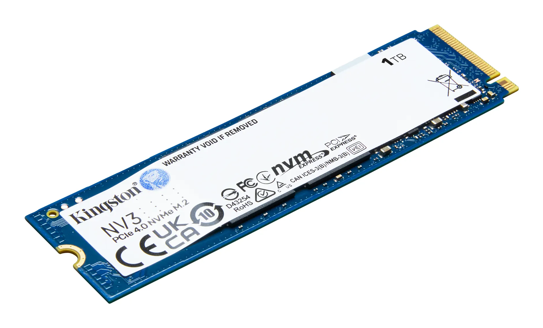 Kingston Technology 1000G NV3 M.2 2280 NVMe SSD Kingston Technology 1000G NV3 M.2 2280 NVMe SSD