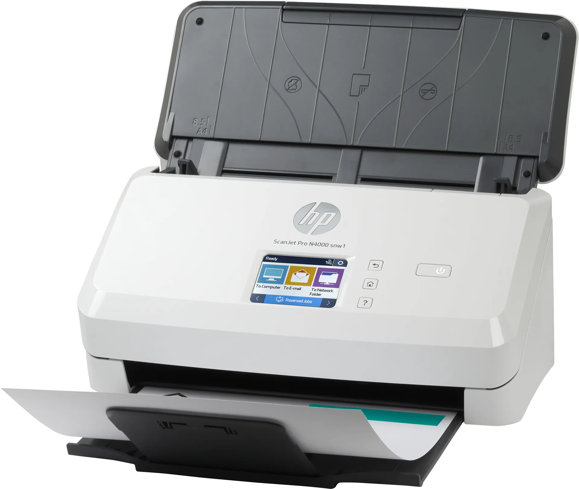 HP Scanjet Pro N4000 snw1 Sheet-feed Scanner Scanner mit Vorlageneinzug 600 x 600 DPI A4 Schwarz, Weiß – Bild 2